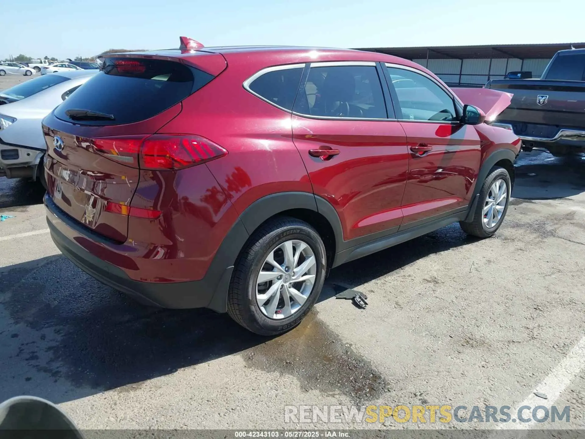 4 Photograph of a damaged car KM8J23A4XLU095595 HYUNDAI TUCSON 2020