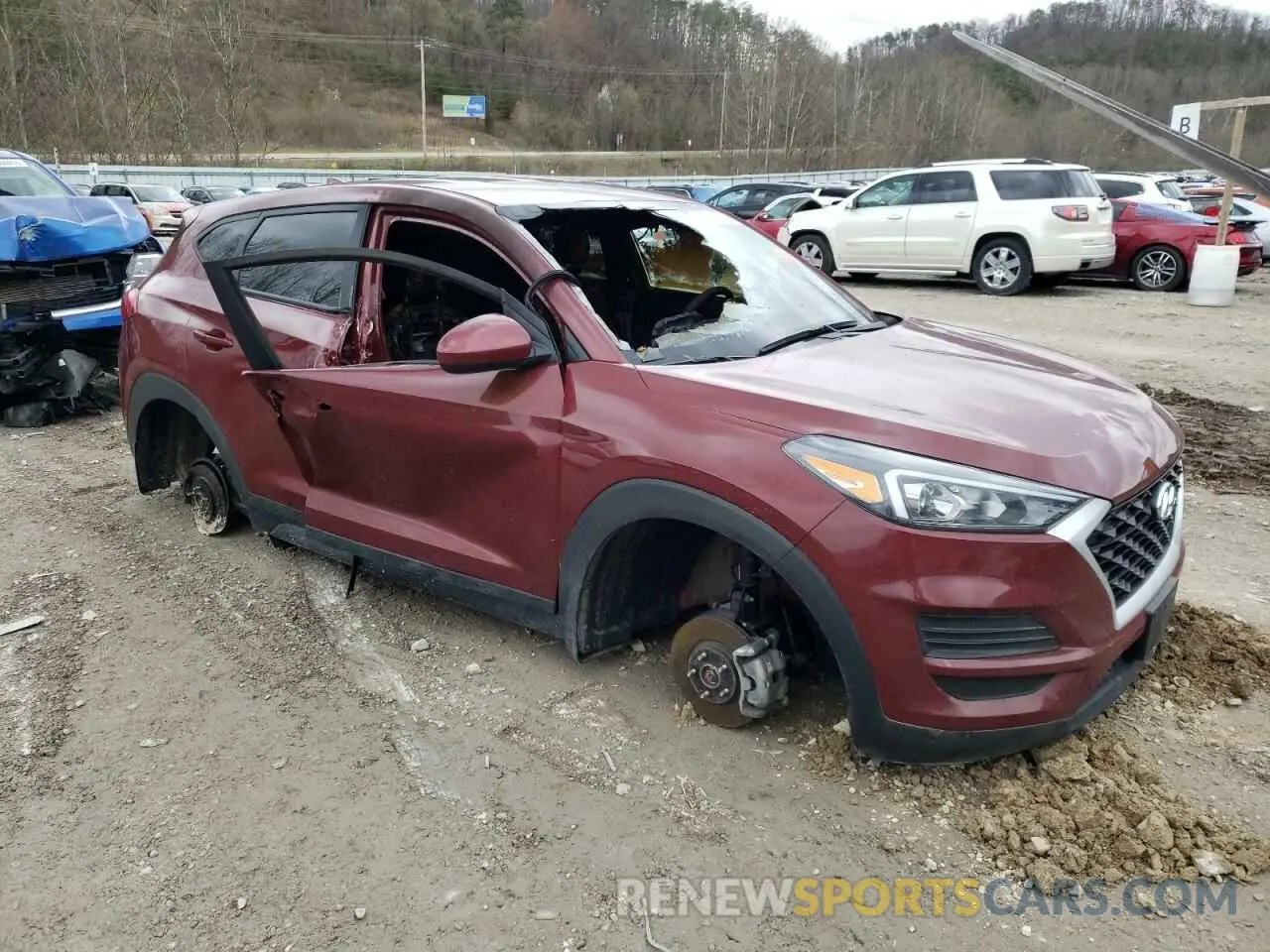 4 Photograph of a damaged car KM8J23A4XLU169419 HYUNDAI TUCSON 2020