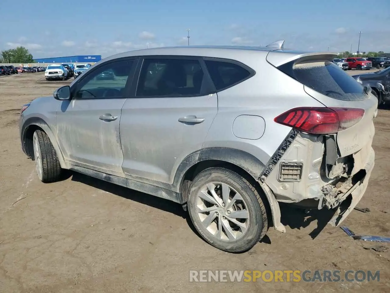 2 Photograph of a damaged car KM8J2CA40LU133609 HYUNDAI TUCSON 2020