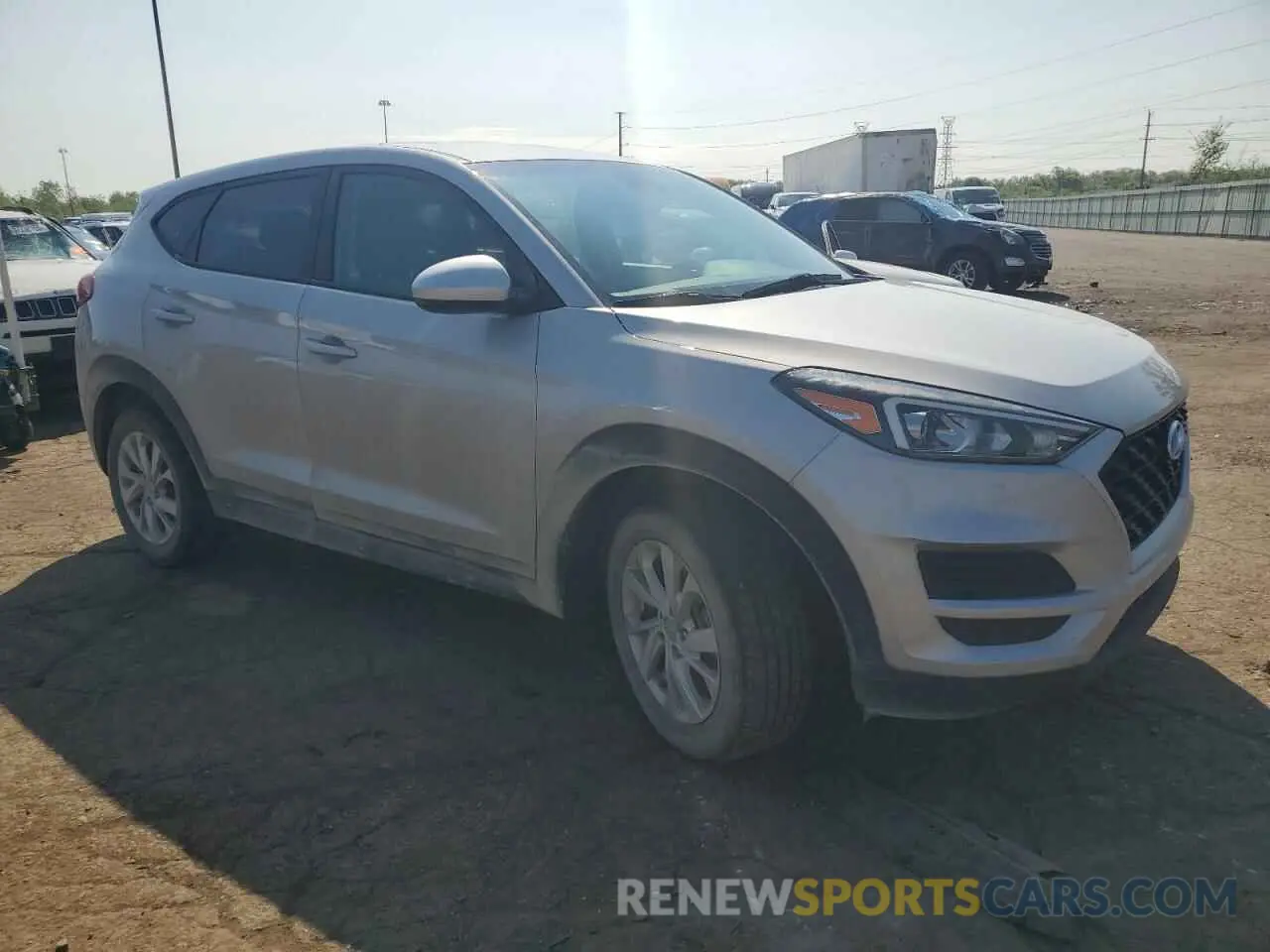 4 Photograph of a damaged car KM8J2CA40LU133609 HYUNDAI TUCSON 2020