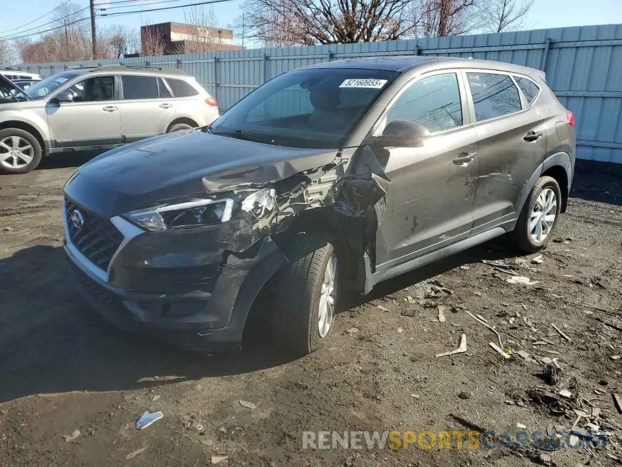 1 Photograph of a damaged car KM8J2CA41LU146384 HYUNDAI TUCSON 2020