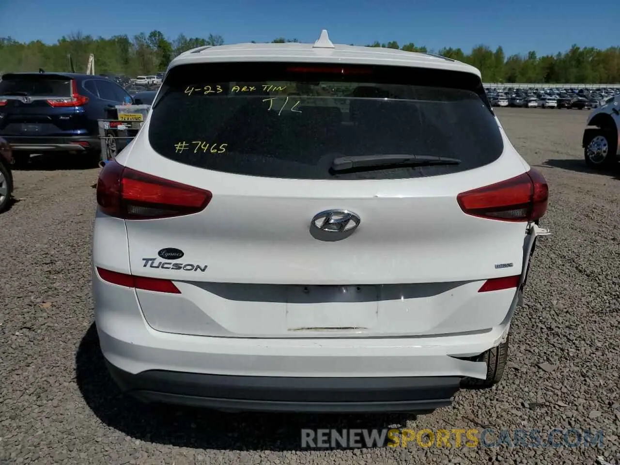 6 Photograph of a damaged car KM8J2CA41LU157465 HYUNDAI TUCSON 2020