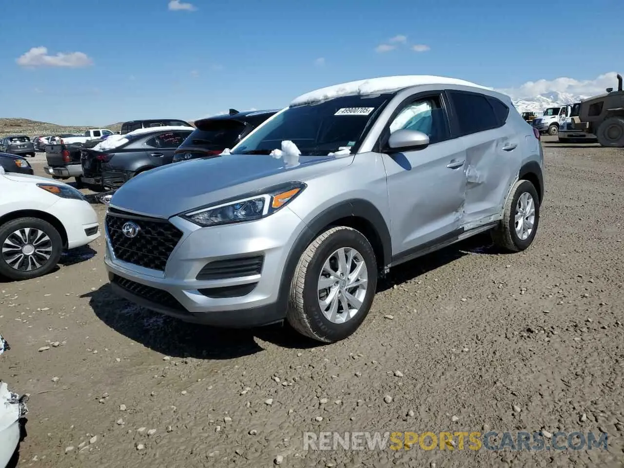 1 Photograph of a damaged car KM8J2CA41LU202887 HYUNDAI TUCSON 2020