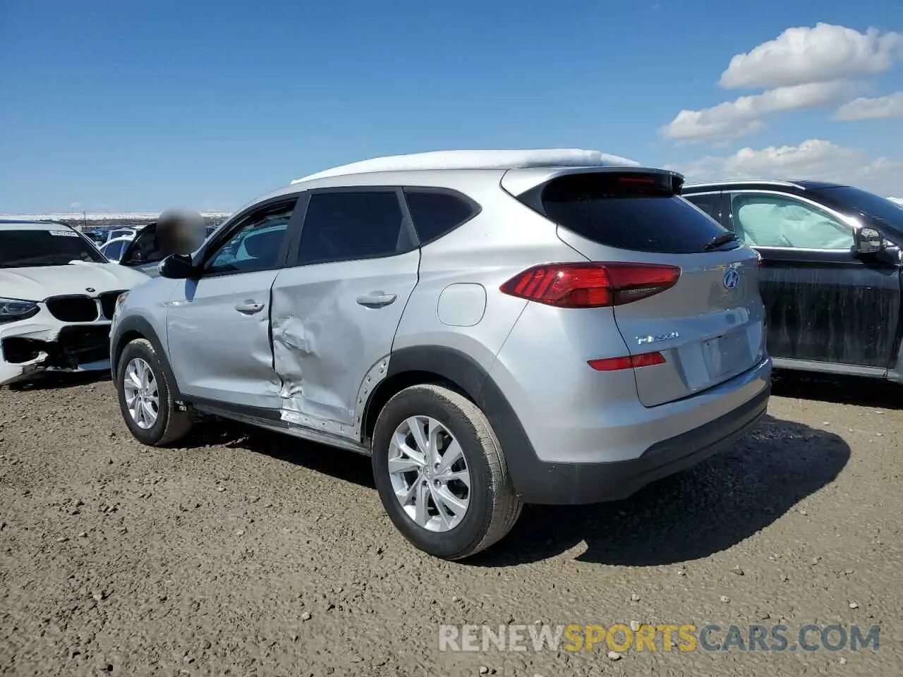 2 Photograph of a damaged car KM8J2CA41LU202887 HYUNDAI TUCSON 2020