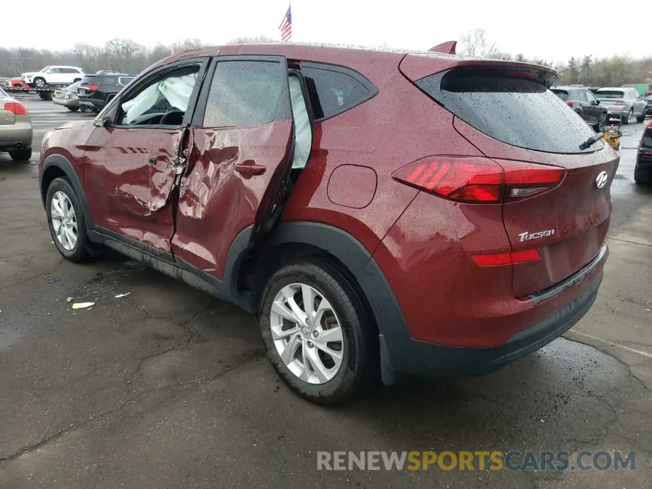 2 Photograph of a damaged car KM8J2CA41LU246730 HYUNDAI TUCSON 2020
