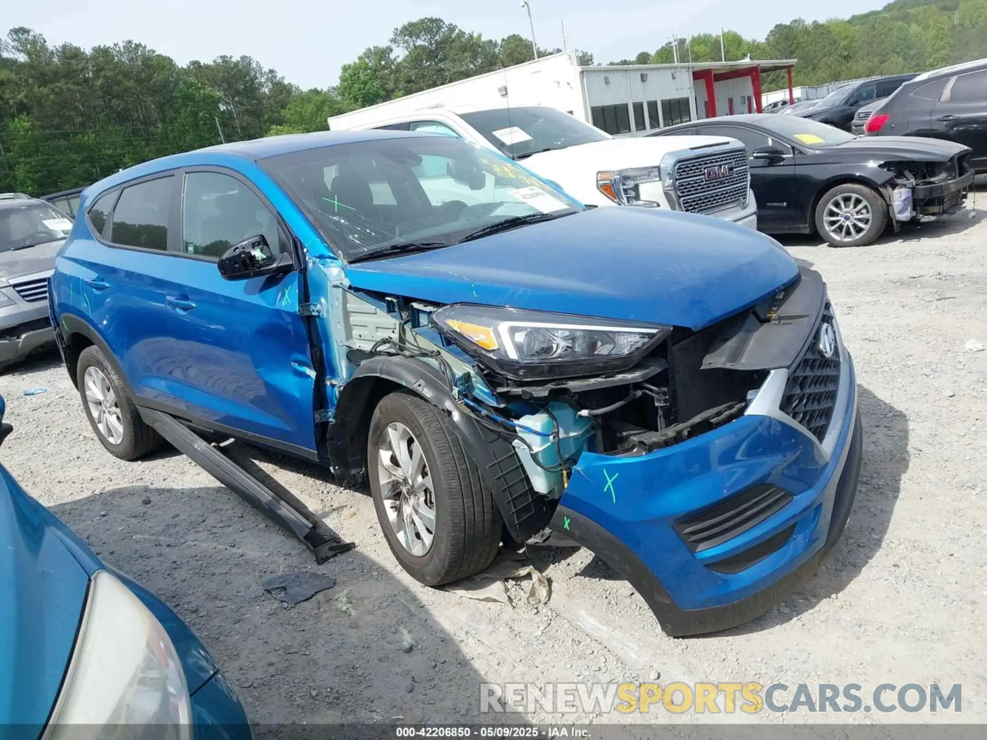 1 Photograph of a damaged car KM8J2CA42LU087393 HYUNDAI TUCSON 2020