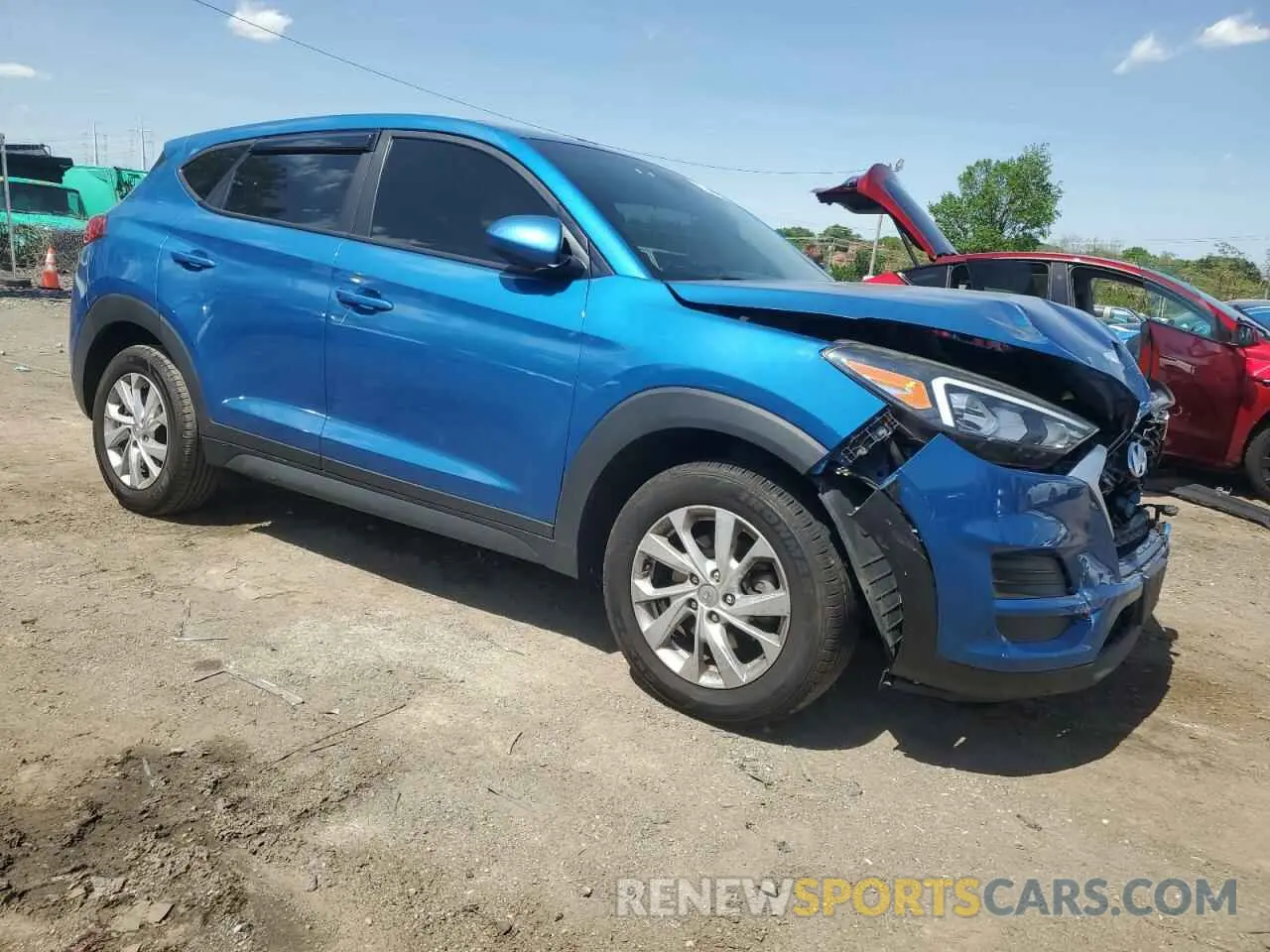 4 Photograph of a damaged car KM8J2CA42LU229600 HYUNDAI TUCSON 2020