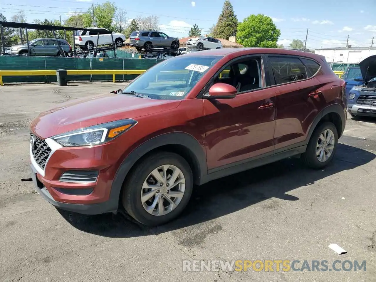 1 Photograph of a damaged car KM8J2CA44LU237651 HYUNDAI TUCSON 2020