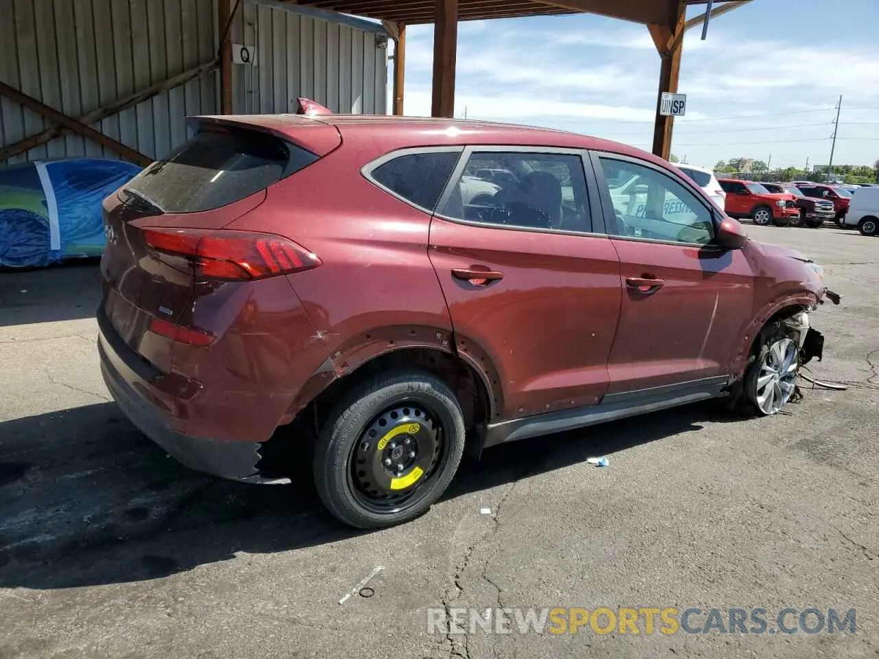 3 Photograph of a damaged car KM8J2CA44LU237651 HYUNDAI TUCSON 2020