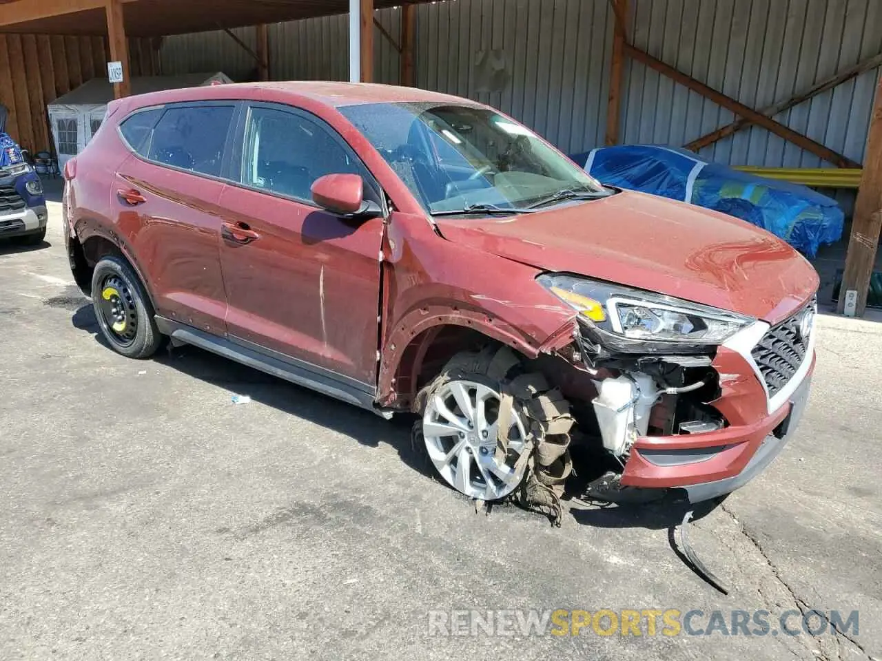 4 Photograph of a damaged car KM8J2CA44LU237651 HYUNDAI TUCSON 2020