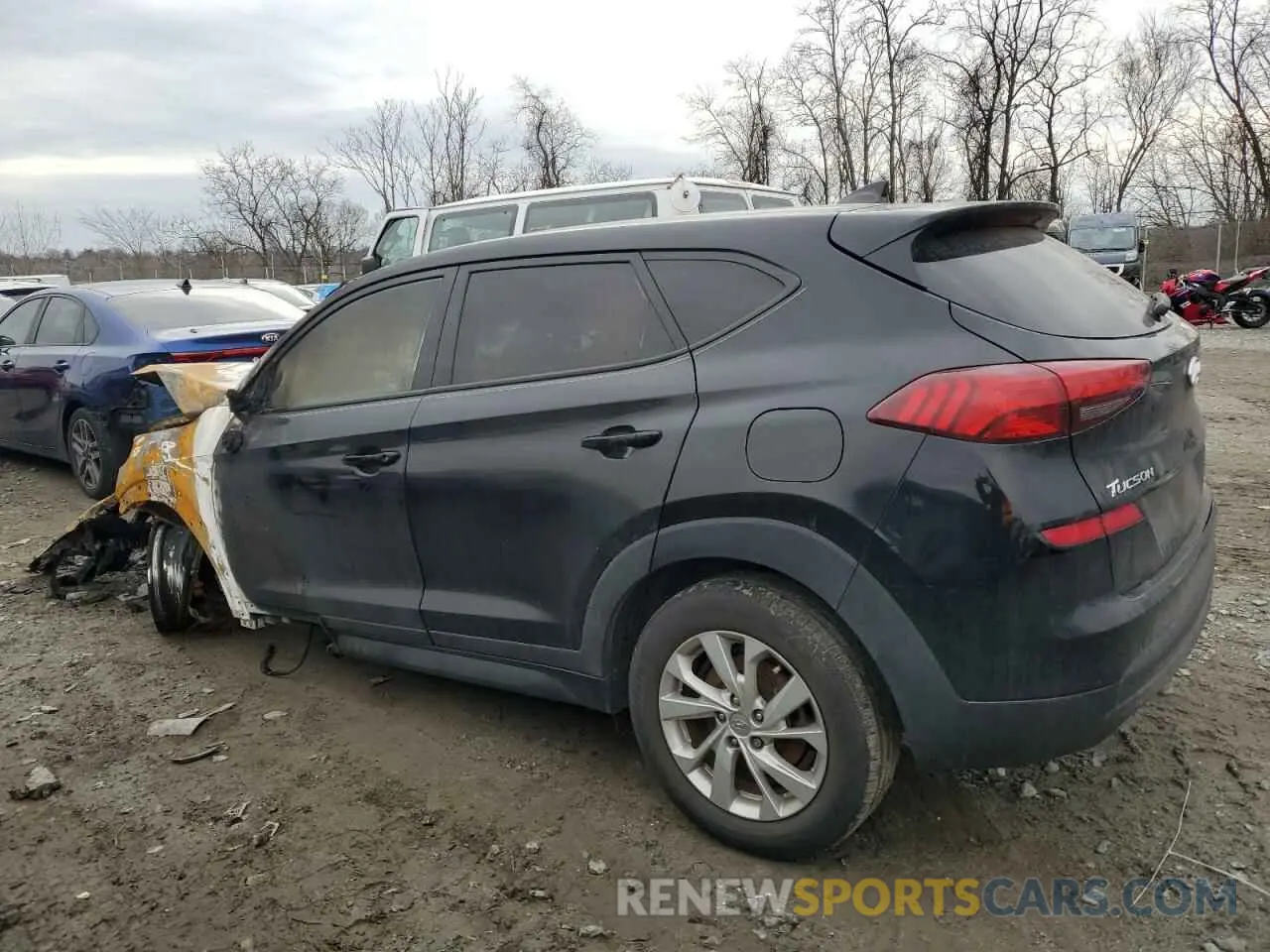 2 Photograph of a damaged car KM8J2CA45LU094418 HYUNDAI TUCSON 2020