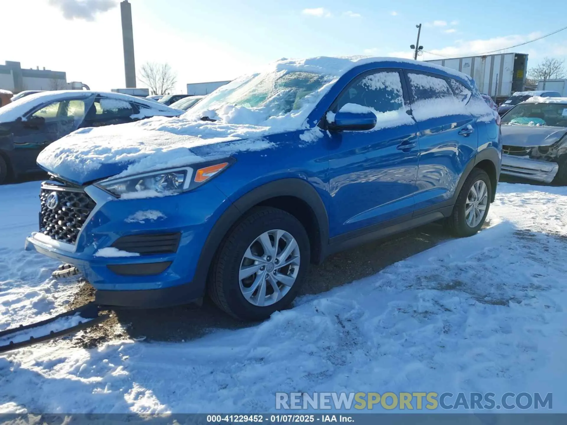 2 Photograph of a damaged car KM8J2CA45LU110777 HYUNDAI TUCSON 2020