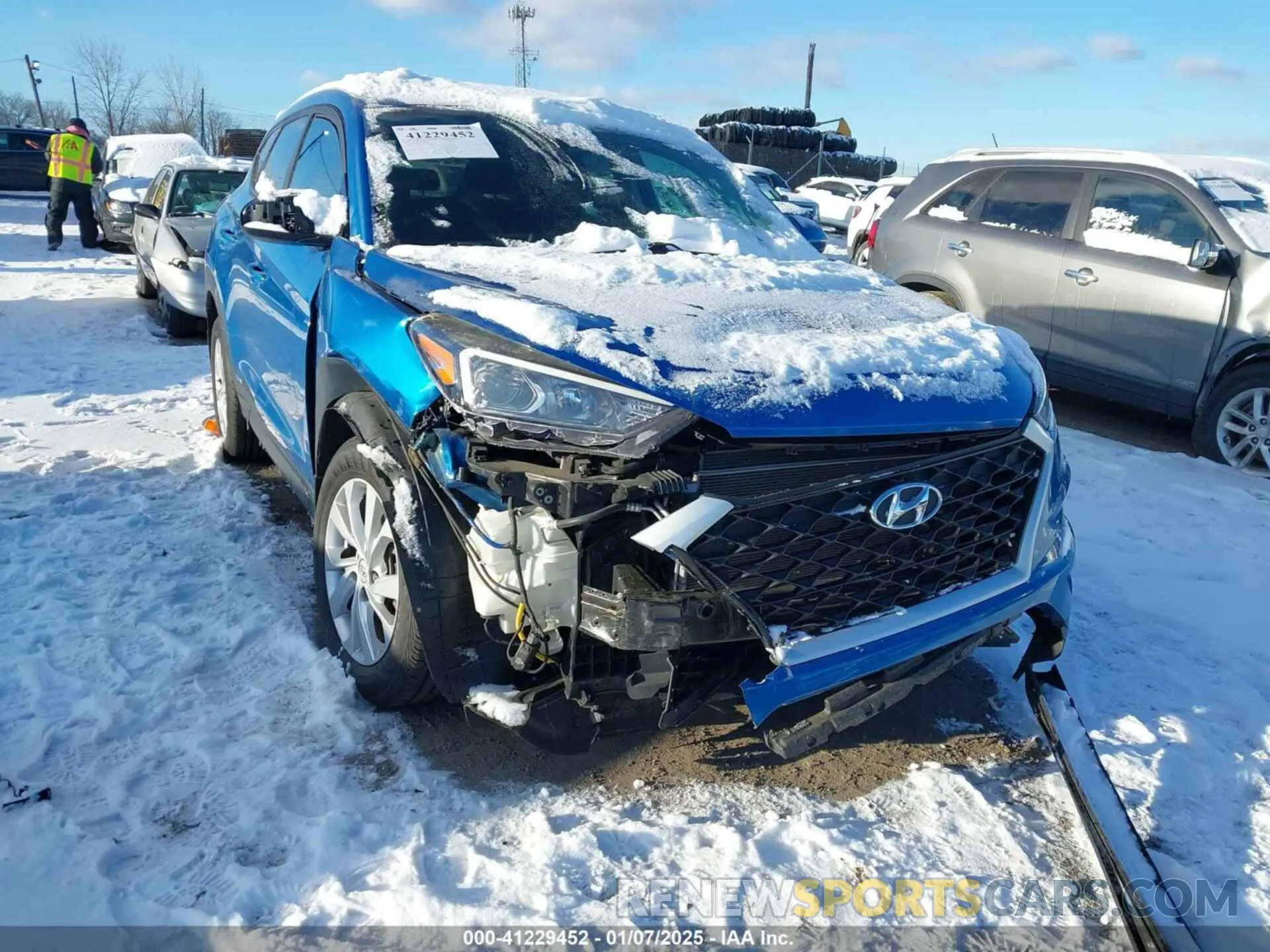 6 Photograph of a damaged car KM8J2CA45LU110777 HYUNDAI TUCSON 2020