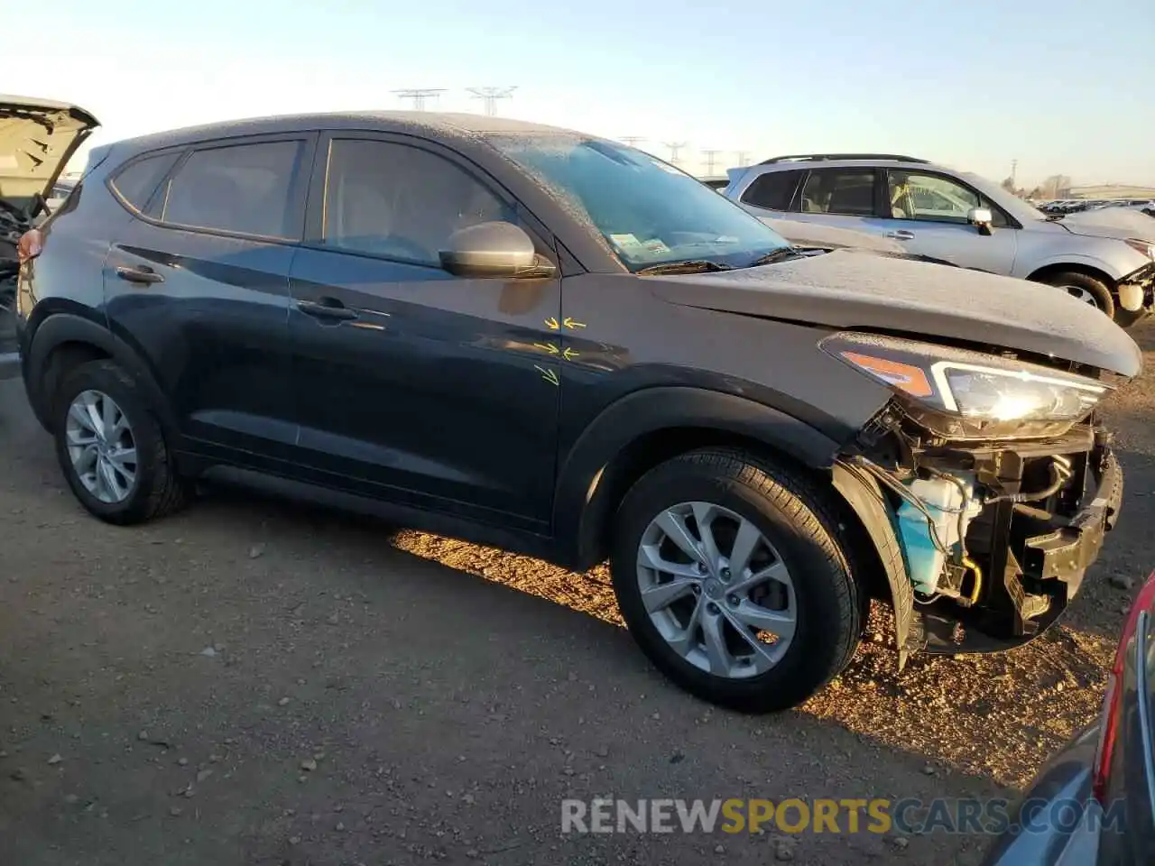 4 Photograph of a damaged car KM8J2CA45LU162622 HYUNDAI TUCSON 2020