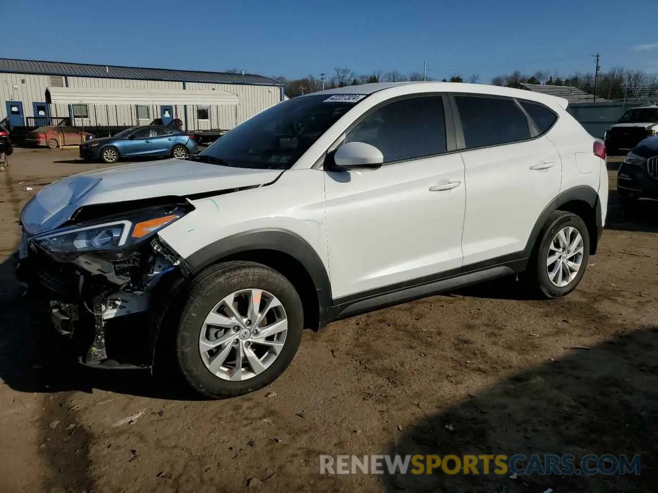 1 Photograph of a damaged car KM8J2CA45LU244611 HYUNDAI TUCSON 2020