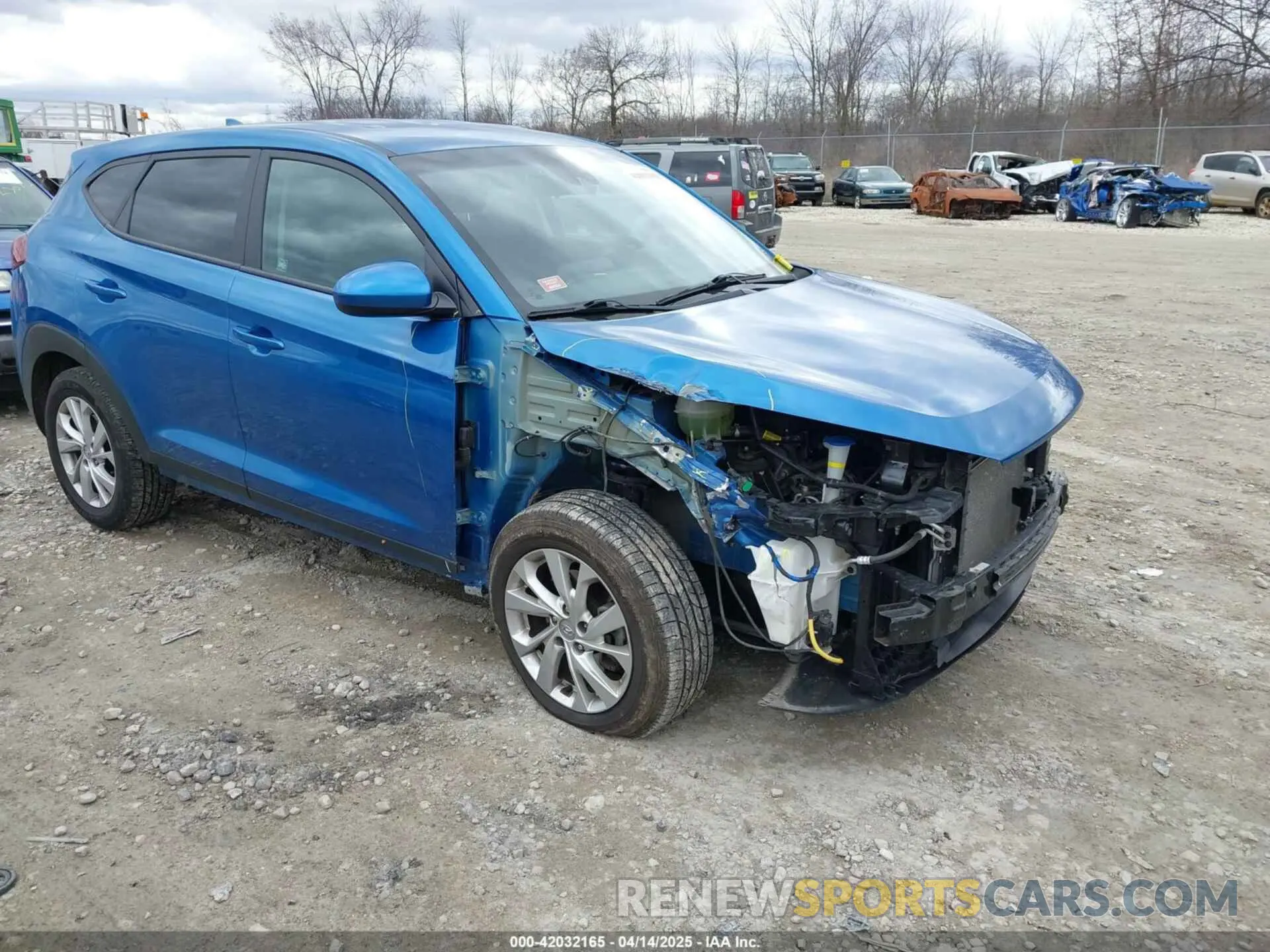1 Photograph of a damaged car KM8J2CA46LU210855 HYUNDAI TUCSON 2020