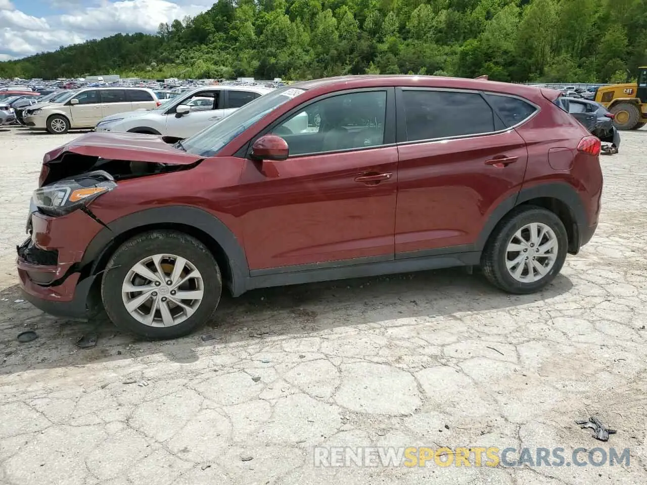 1 Photograph of a damaged car KM8J2CA47LU227342 HYUNDAI TUCSON 2020
