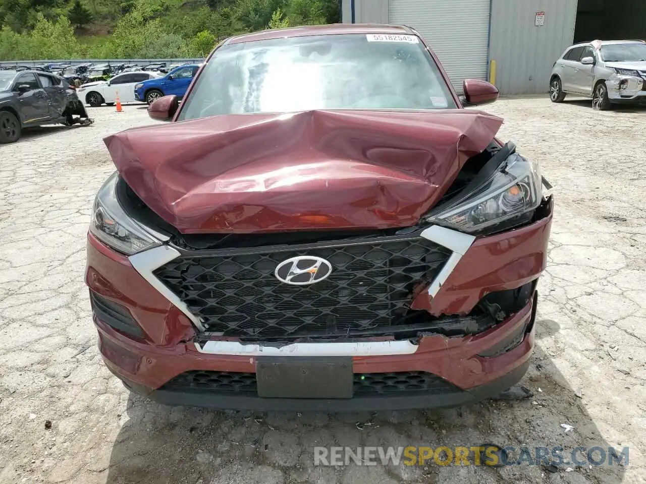 5 Photograph of a damaged car KM8J2CA47LU227342 HYUNDAI TUCSON 2020