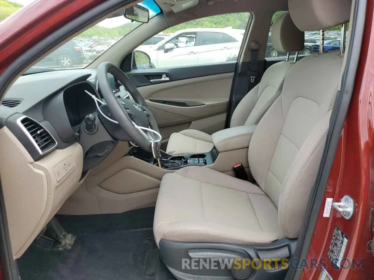 7 Photograph of a damaged car KM8J2CA47LU227342 HYUNDAI TUCSON 2020