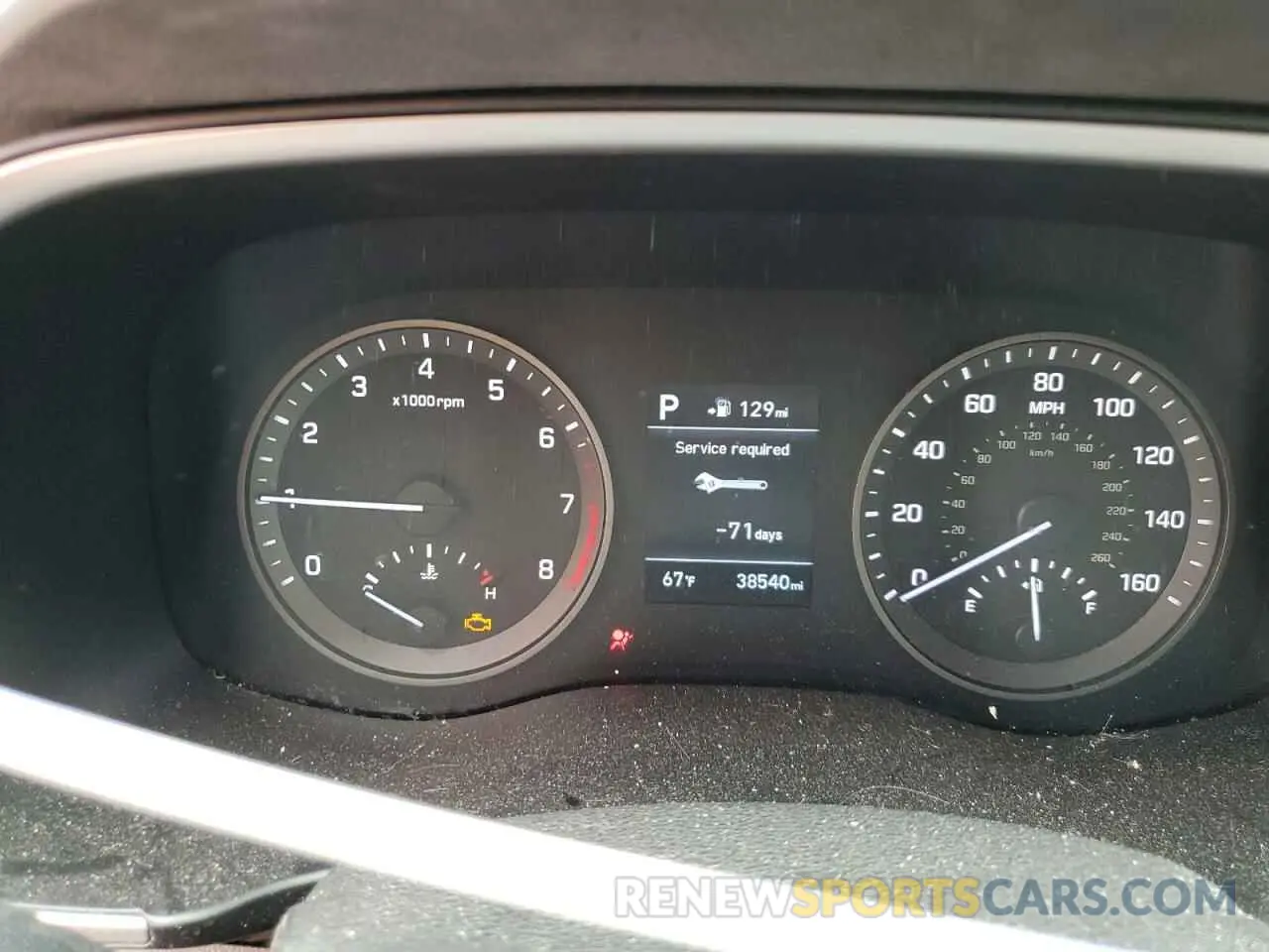 9 Photograph of a damaged car KM8J2CA47LU227342 HYUNDAI TUCSON 2020
