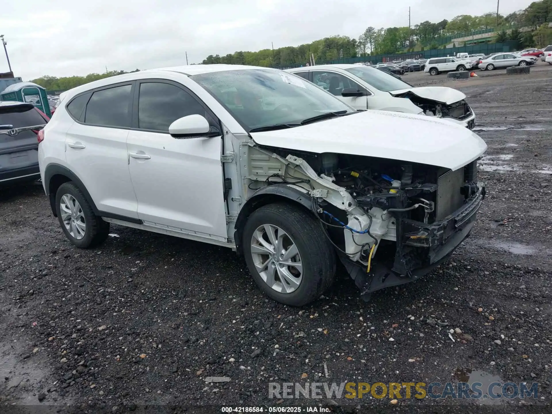 1 Photograph of a damaged car KM8J2CA47LU228667 HYUNDAI TUCSON 2020
