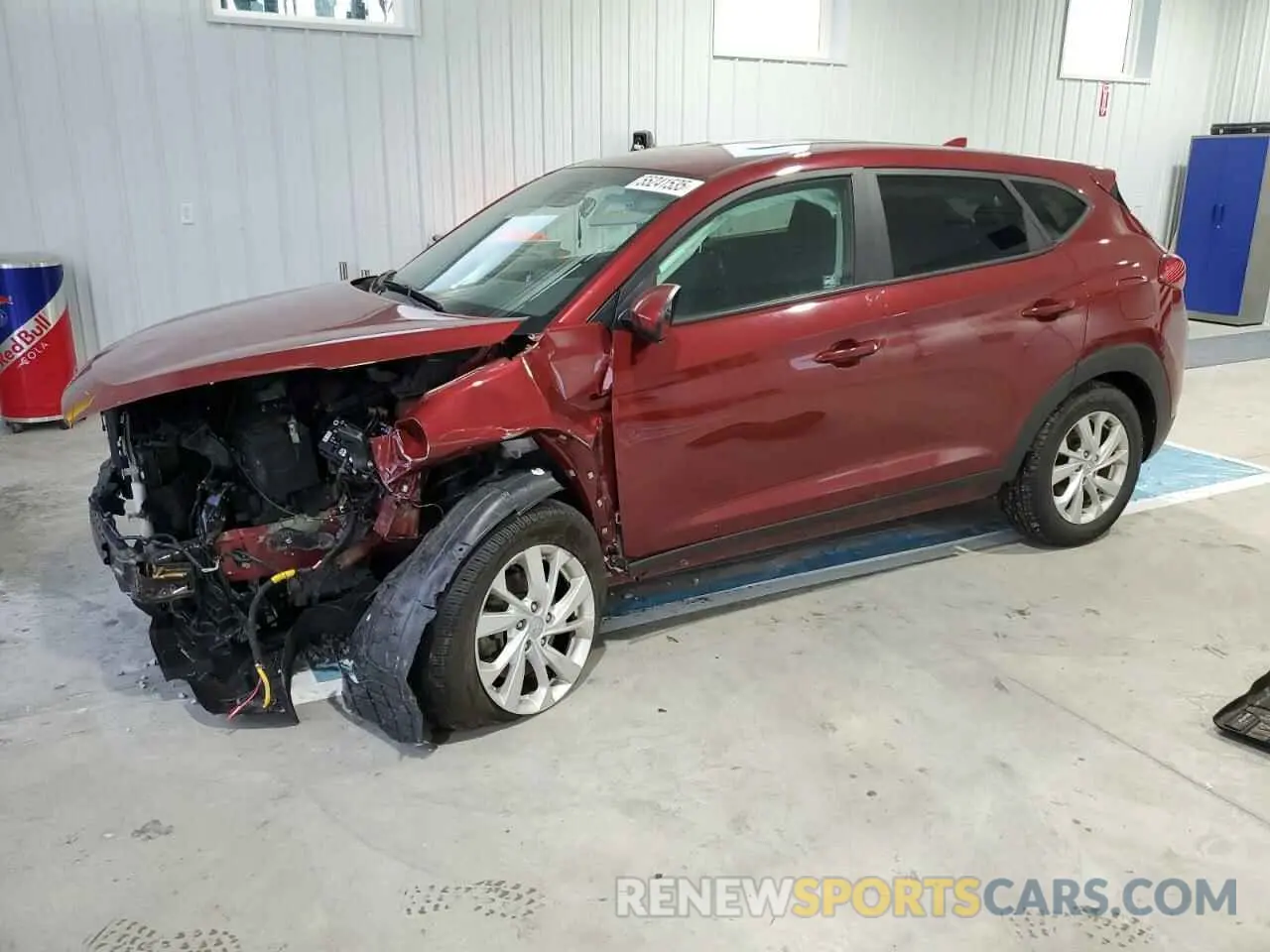 1 Photograph of a damaged car KM8J2CA48LU114550 HYUNDAI TUCSON 2020
