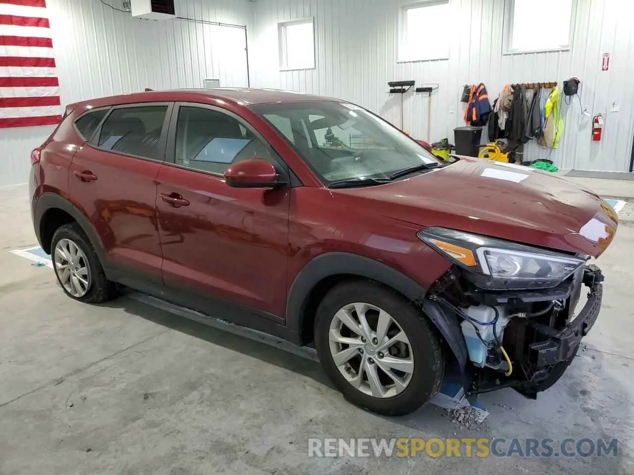 4 Photograph of a damaged car KM8J2CA48LU114550 HYUNDAI TUCSON 2020