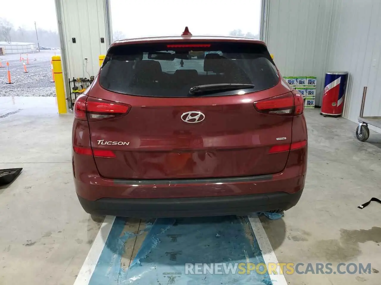 6 Photograph of a damaged car KM8J2CA48LU114550 HYUNDAI TUCSON 2020