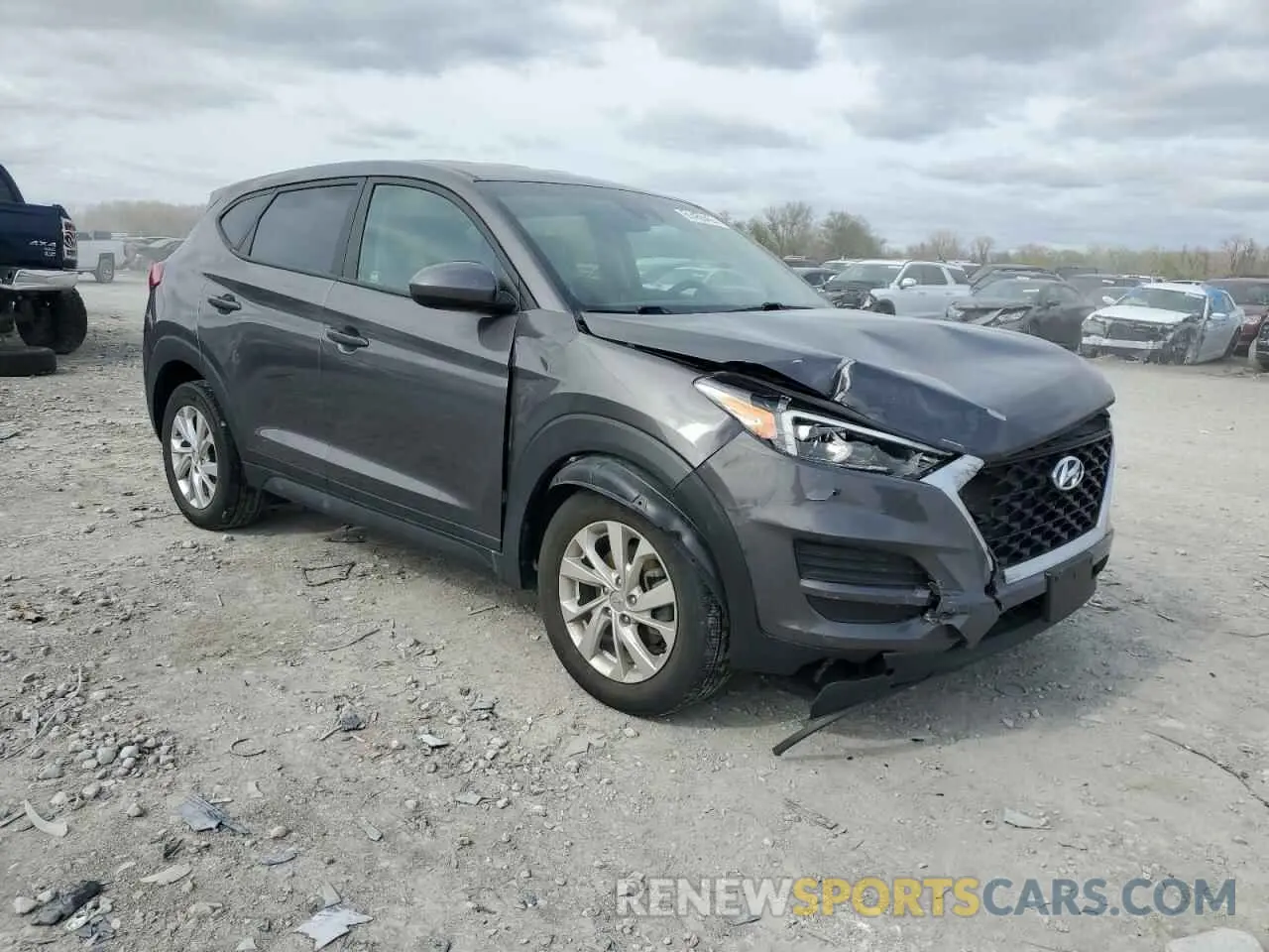 4 Photograph of a damaged car KM8J2CA48LU135088 HYUNDAI TUCSON 2020