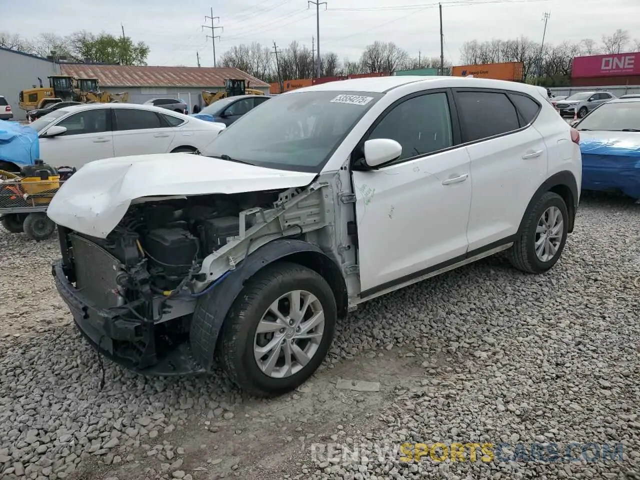 1 Photograph of a damaged car KM8J2CA49LU100432 HYUNDAI TUCSON 2020