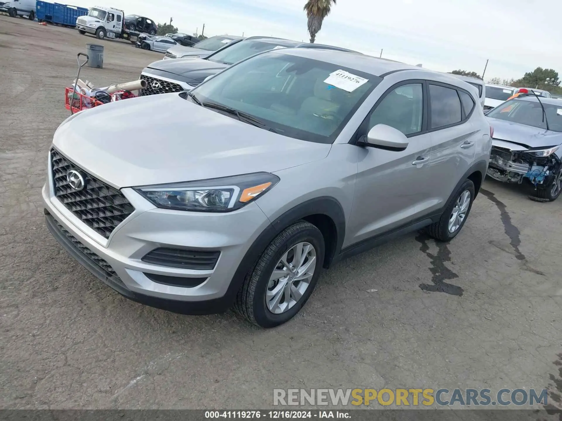2 Photograph of a damaged car KM8J2CA49LU134791 HYUNDAI TUCSON 2020