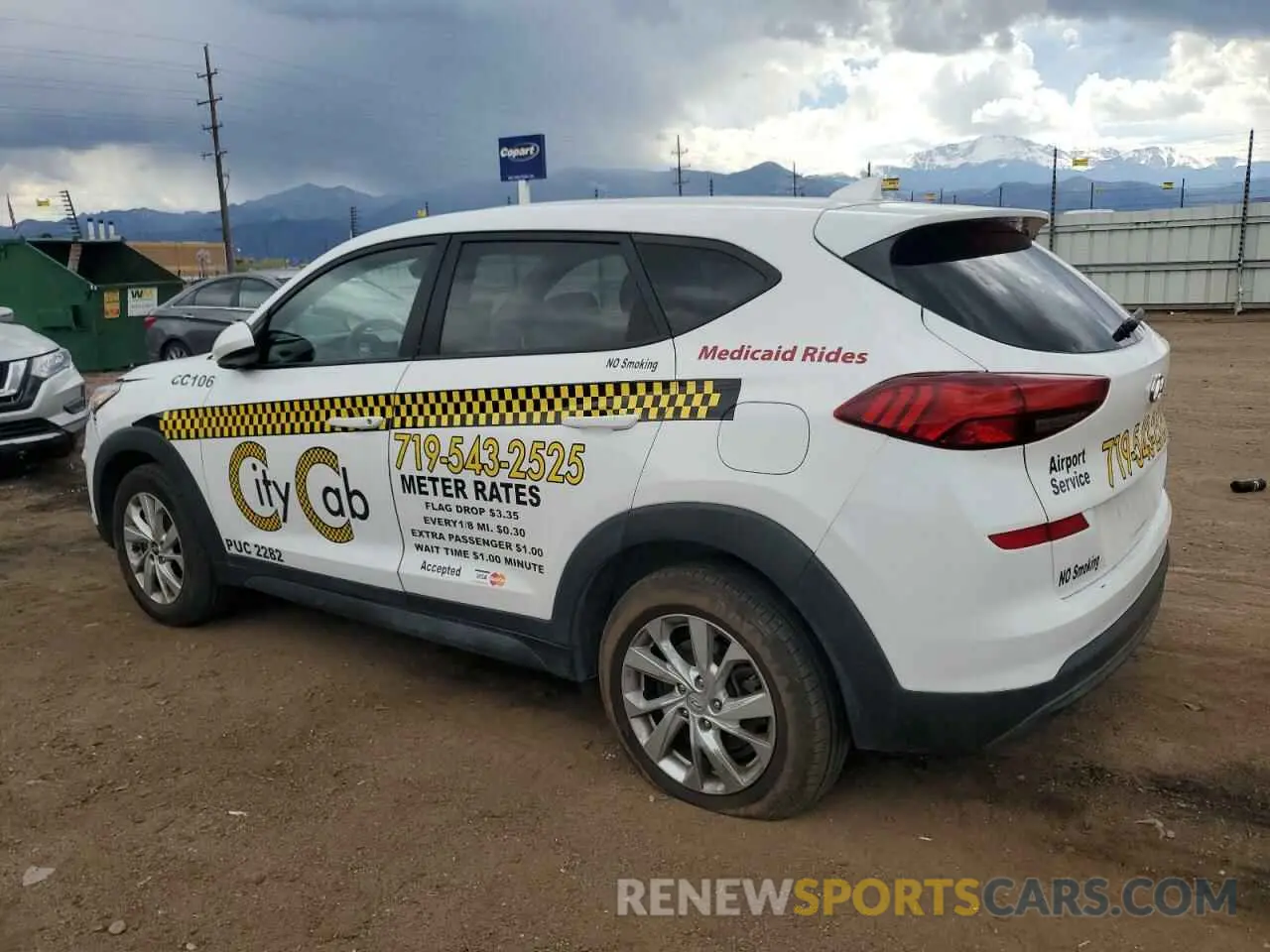 2 Photograph of a damaged car KM8J2CA49LU204466 HYUNDAI TUCSON 2020