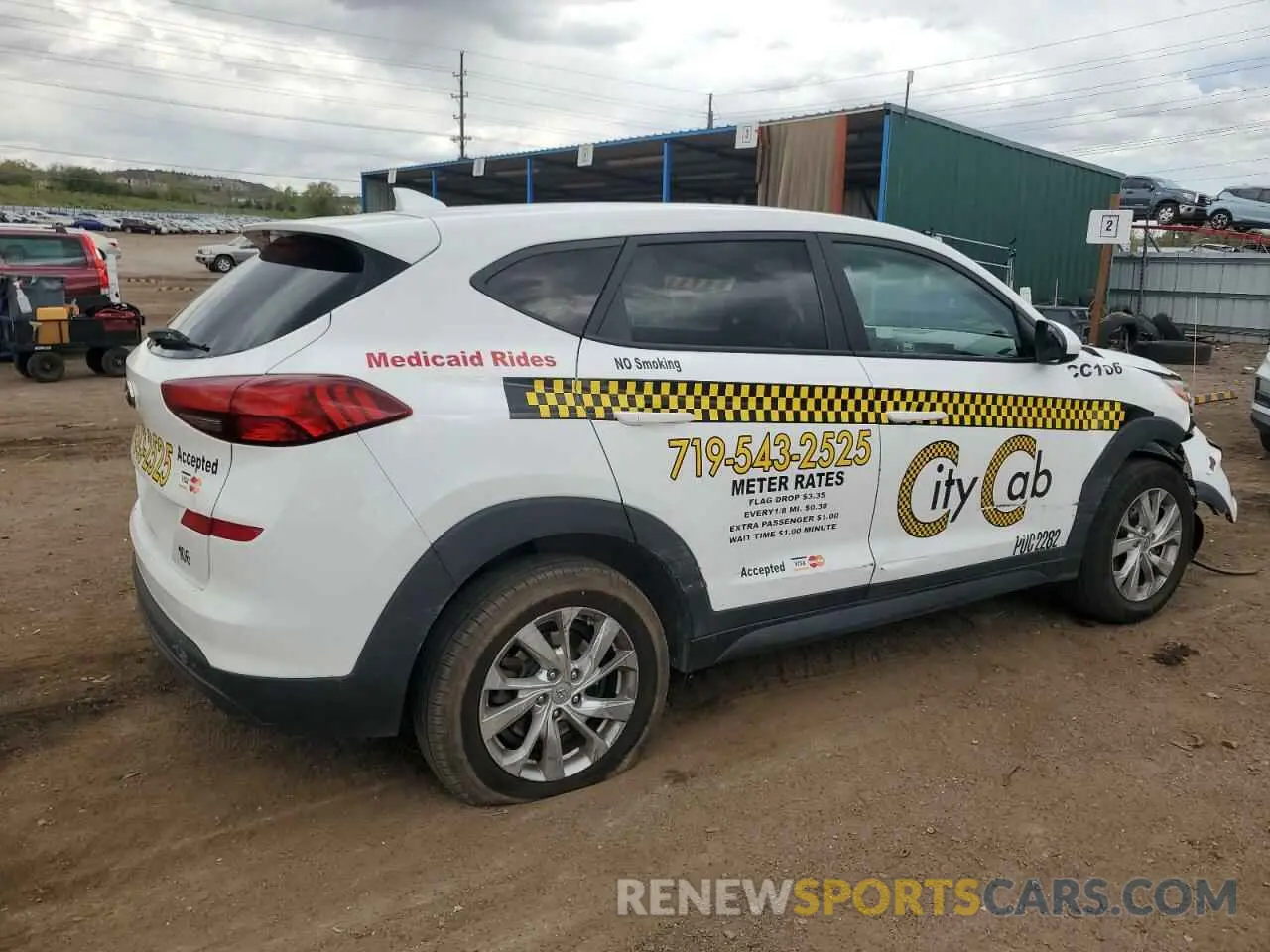 3 Photograph of a damaged car KM8J2CA49LU204466 HYUNDAI TUCSON 2020