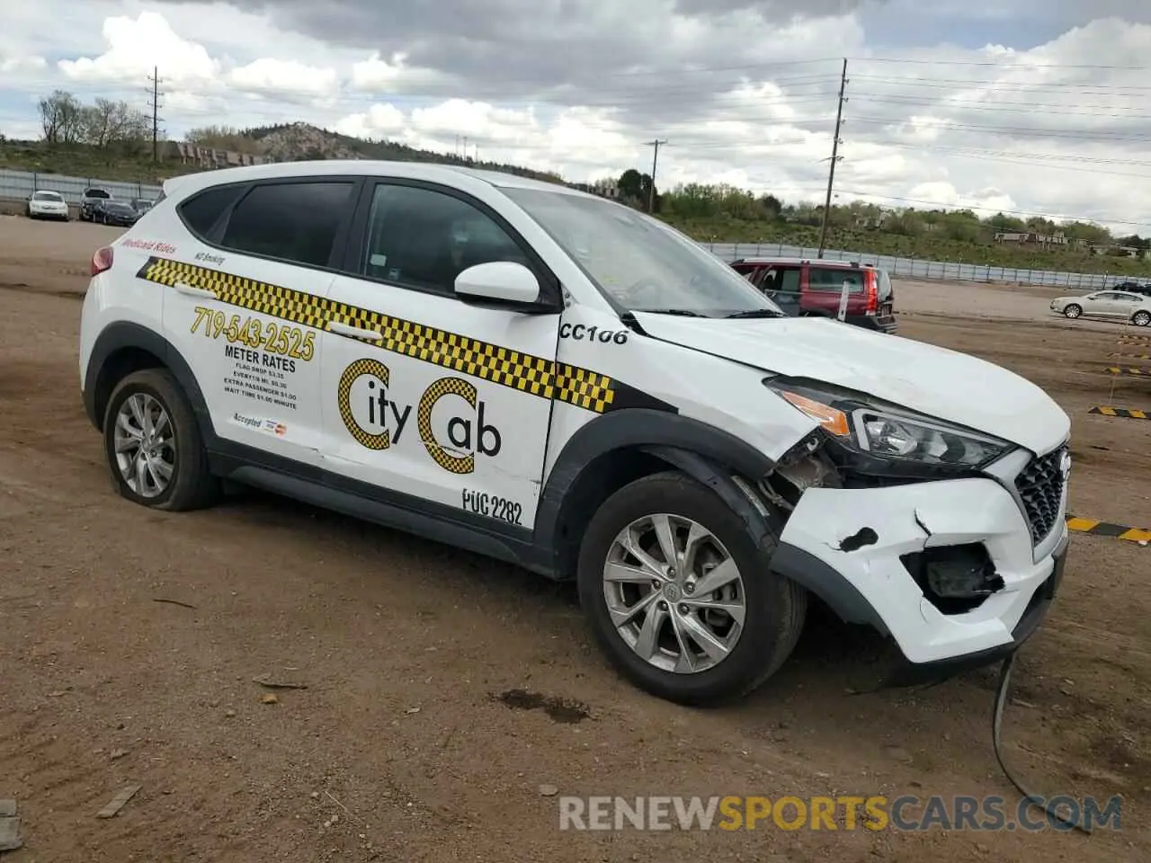 4 Photograph of a damaged car KM8J2CA49LU204466 HYUNDAI TUCSON 2020