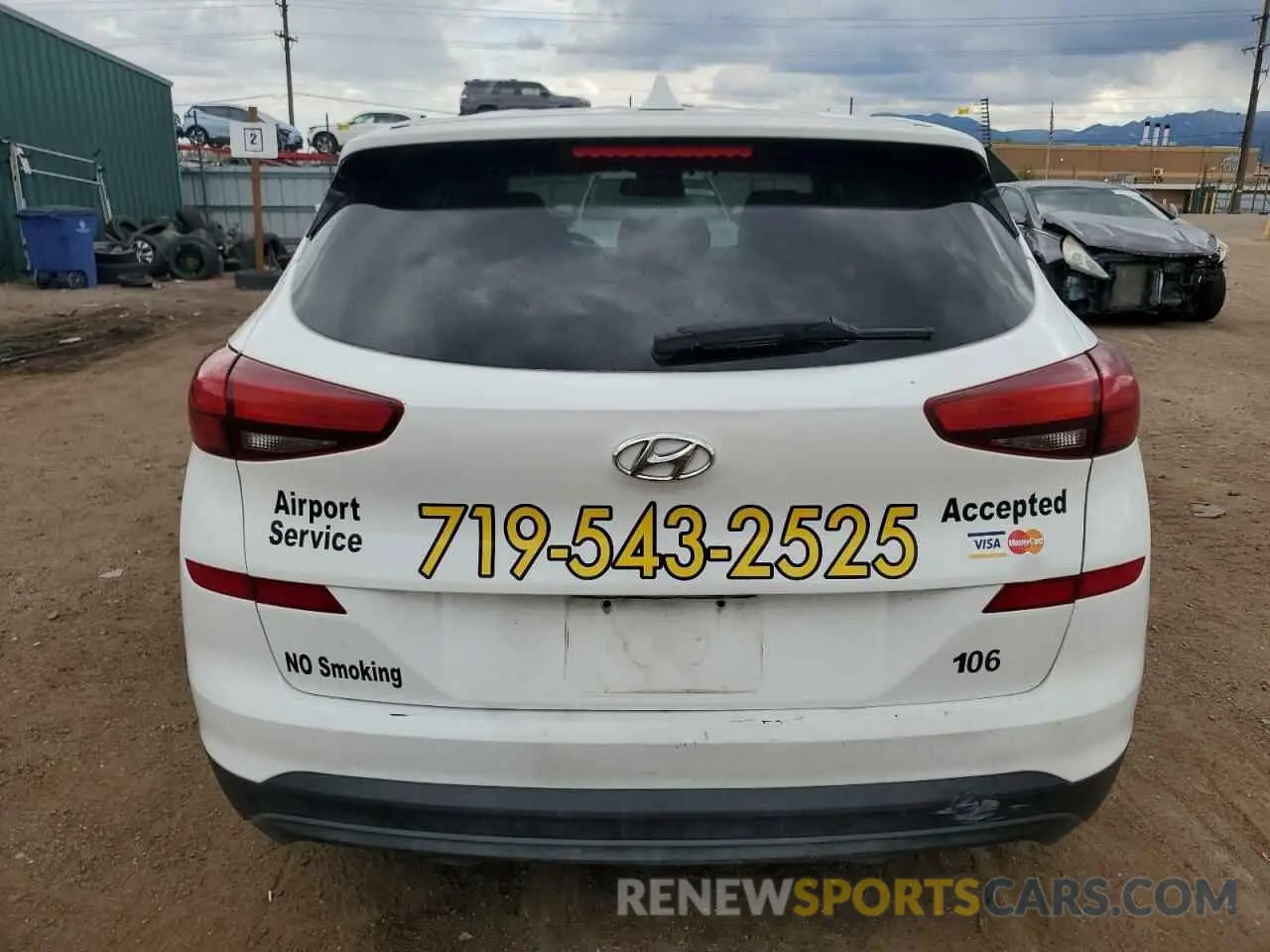 6 Photograph of a damaged car KM8J2CA49LU204466 HYUNDAI TUCSON 2020