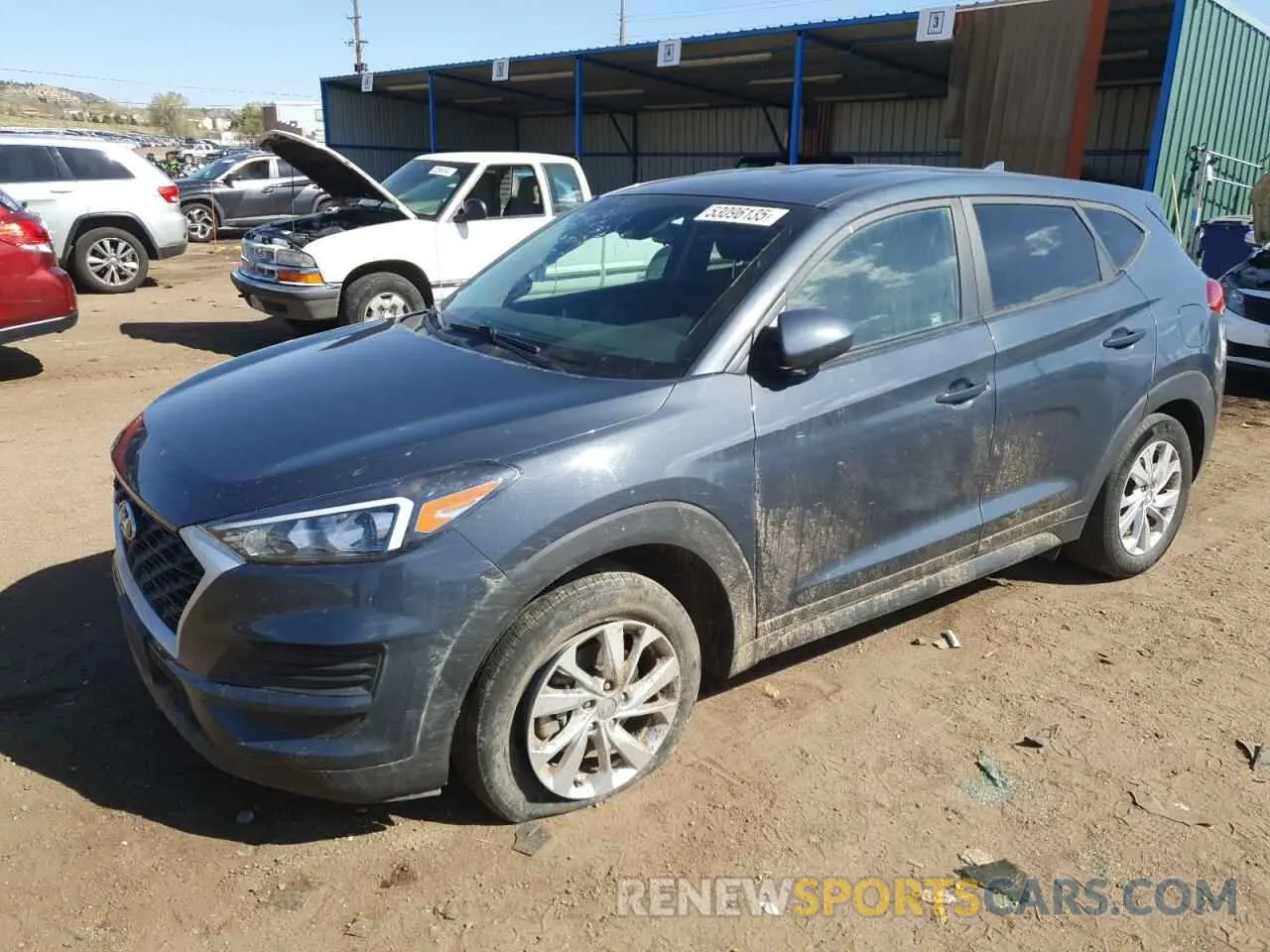 1 Photograph of a damaged car KM8J2CA4XLU087612 HYUNDAI TUCSON 2020