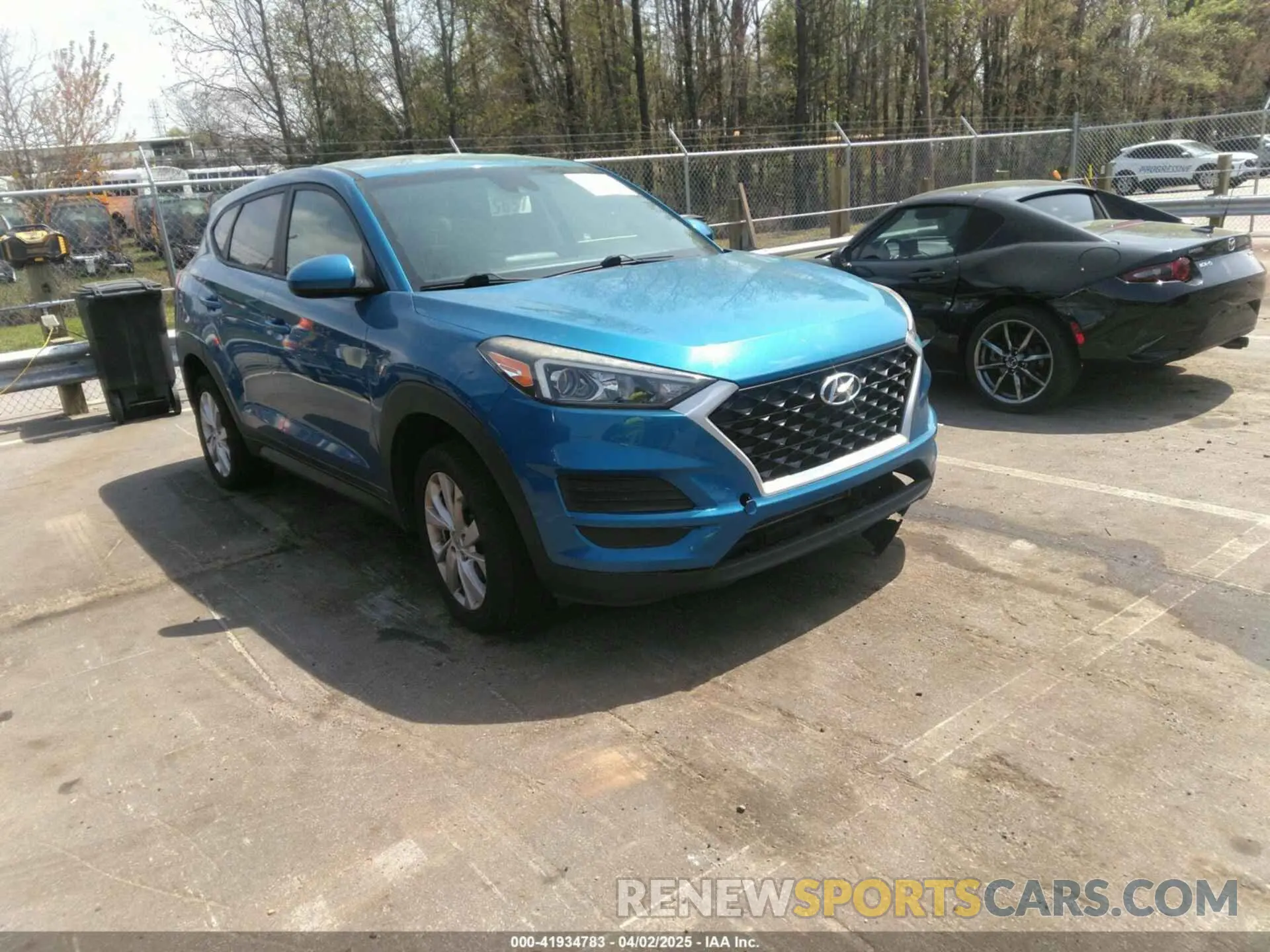1 Photograph of a damaged car KM8J2CA4XLU190996 HYUNDAI TUCSON 2020