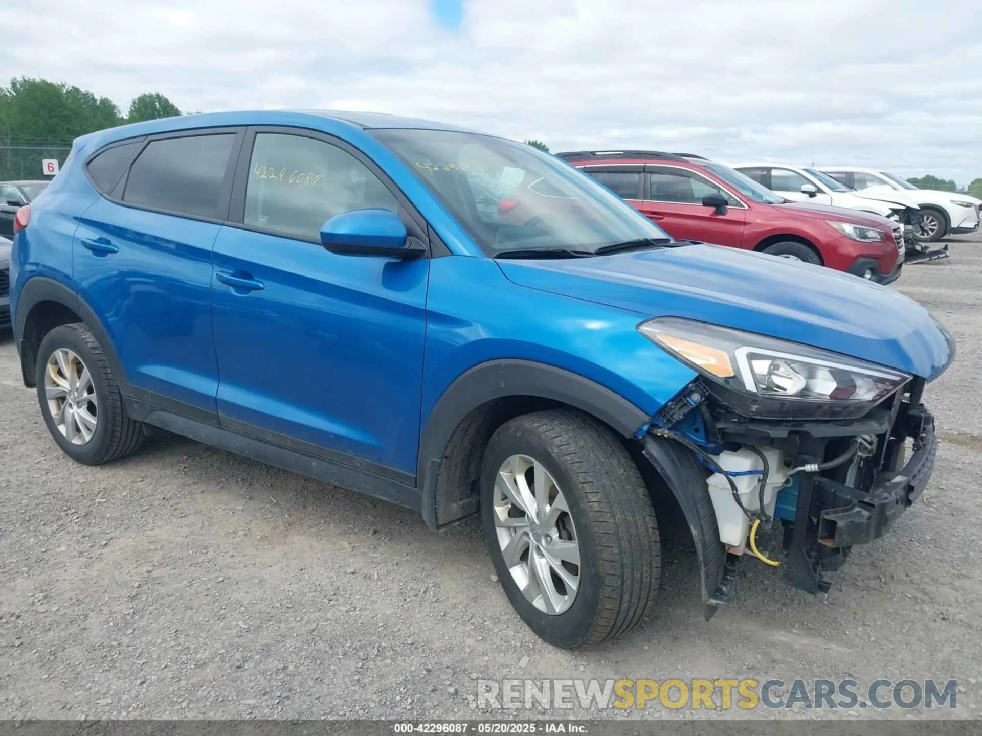 1 Photograph of a damaged car KM8J2CA4XLU219302 HYUNDAI TUCSON 2020