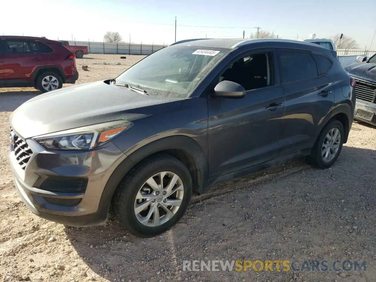 1 Photograph of a damaged car KM8J33A40LU095344 HYUNDAI TUCSON 2020