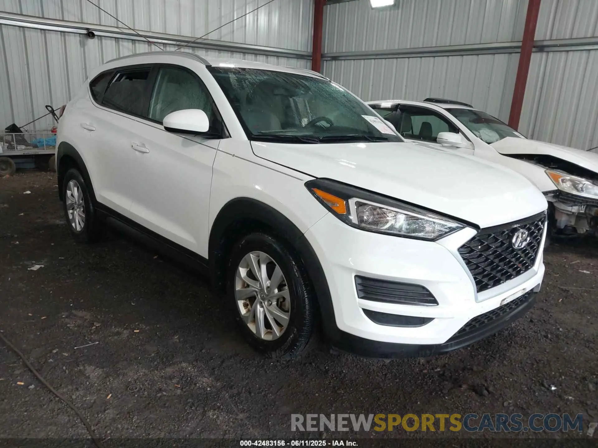 1 Photograph of a damaged car KM8J33A40LU127189 HYUNDAI TUCSON 2020