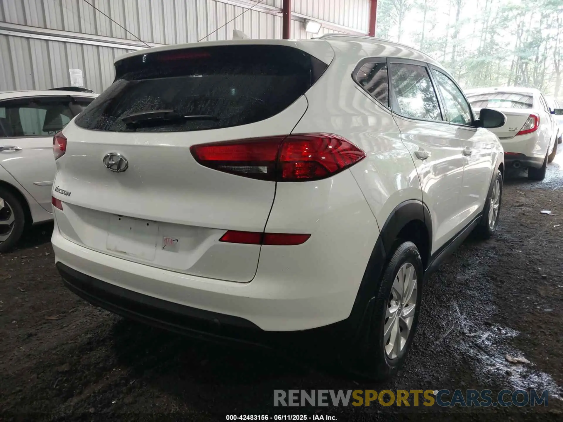 4 Photograph of a damaged car KM8J33A40LU127189 HYUNDAI TUCSON 2020