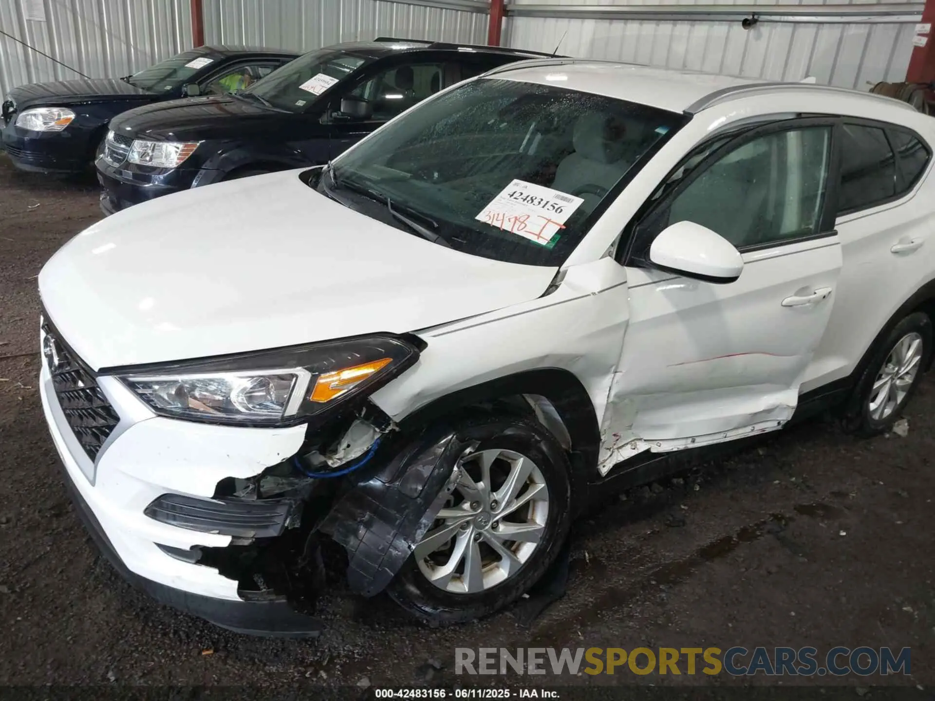 6 Photograph of a damaged car KM8J33A40LU127189 HYUNDAI TUCSON 2020