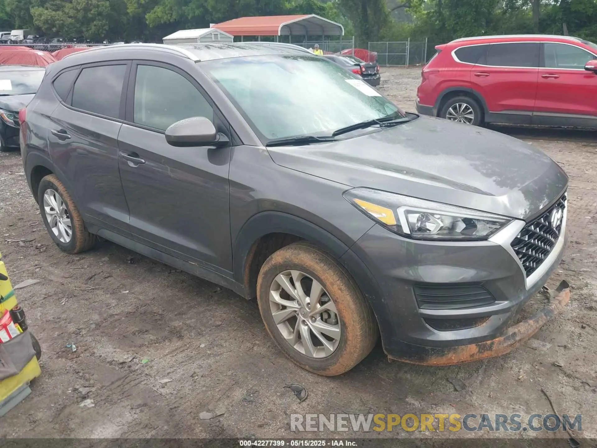 1 Photograph of a damaged car KM8J33A40LU128374 HYUNDAI TUCSON 2020