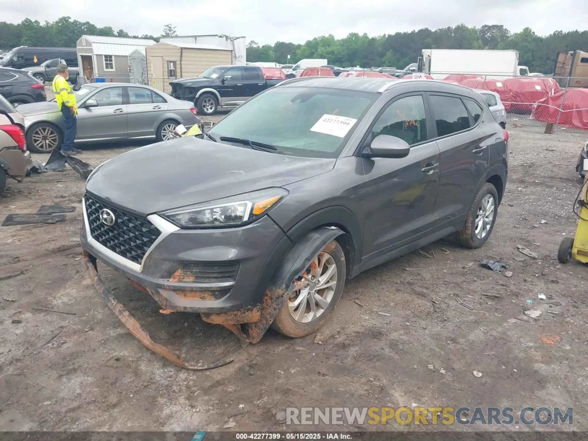 2 Photograph of a damaged car KM8J33A40LU128374 HYUNDAI TUCSON 2020