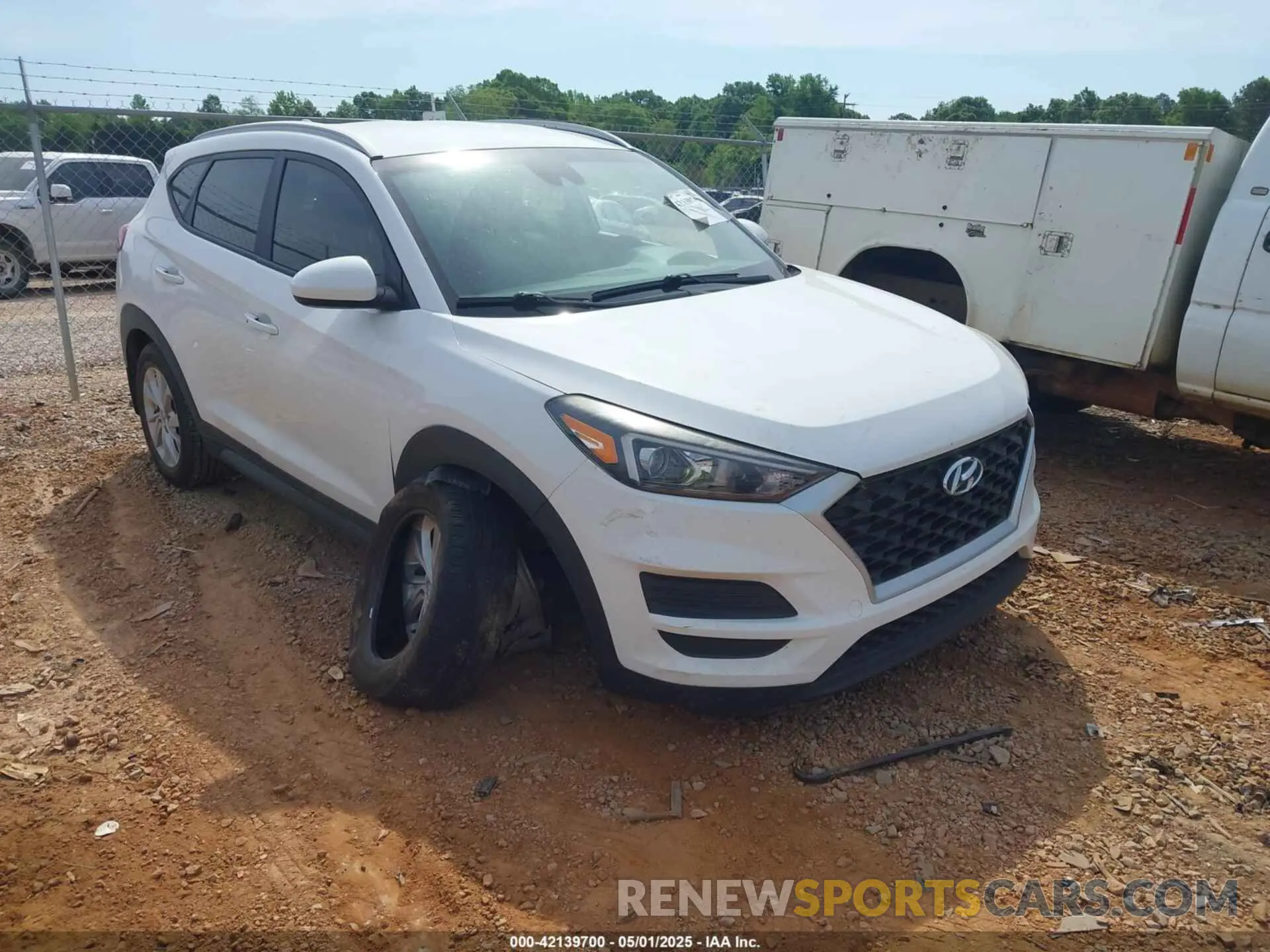1 Photograph of a damaged car KM8J33A40LU224280 HYUNDAI TUCSON 2020