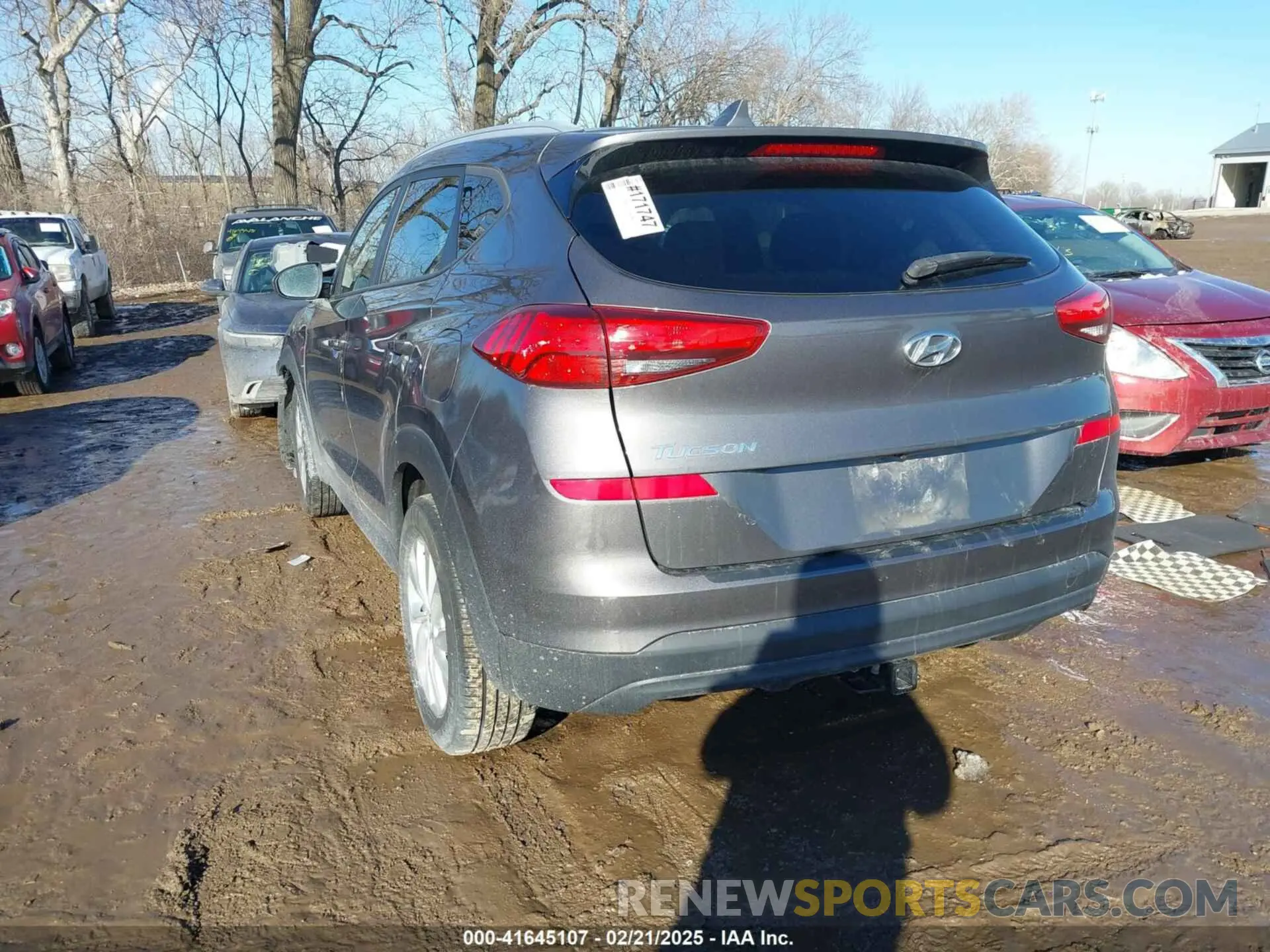 3 Photograph of a damaged car KM8J33A42LU107767 HYUNDAI TUCSON 2020