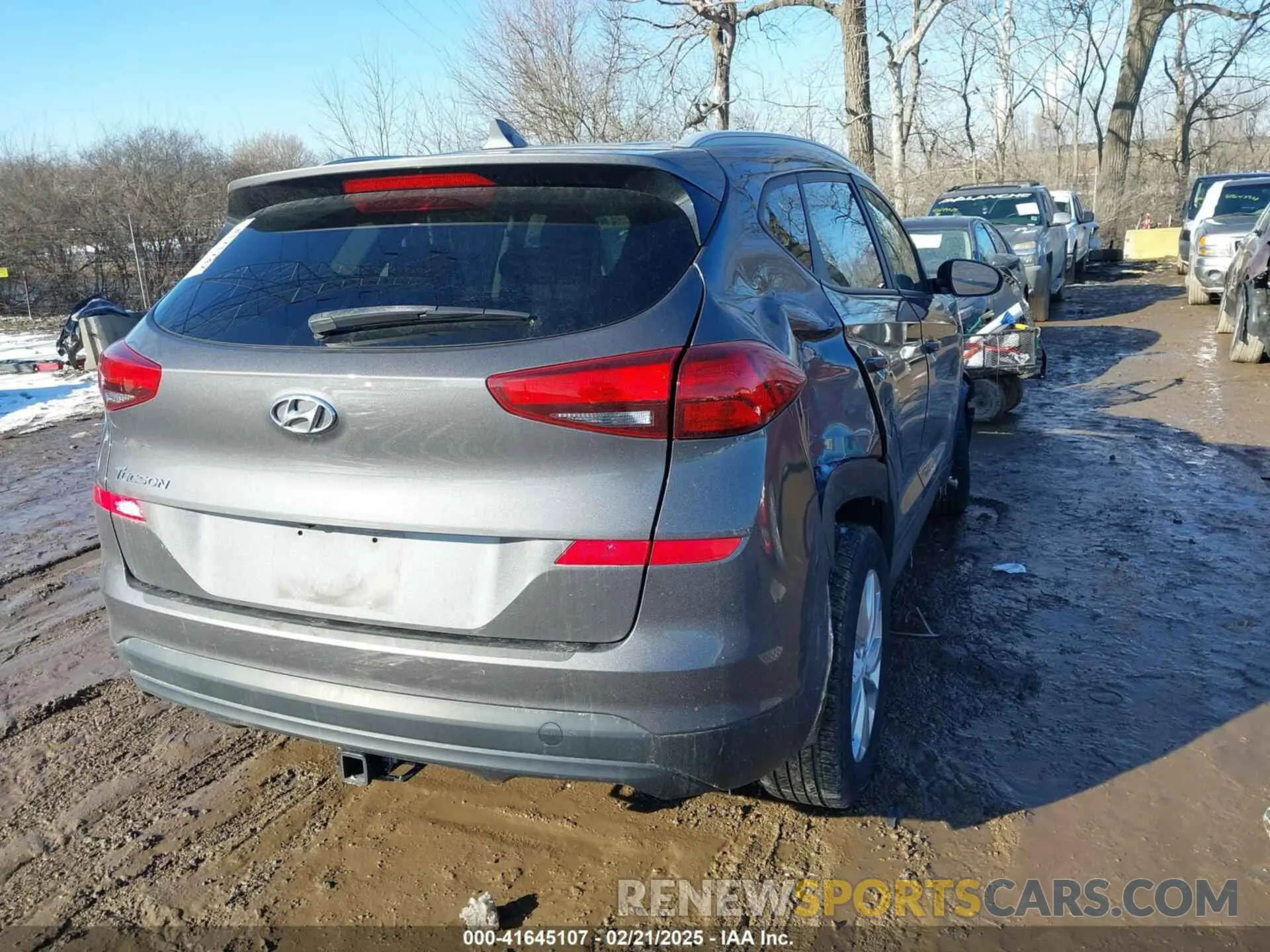 4 Photograph of a damaged car KM8J33A42LU107767 HYUNDAI TUCSON 2020