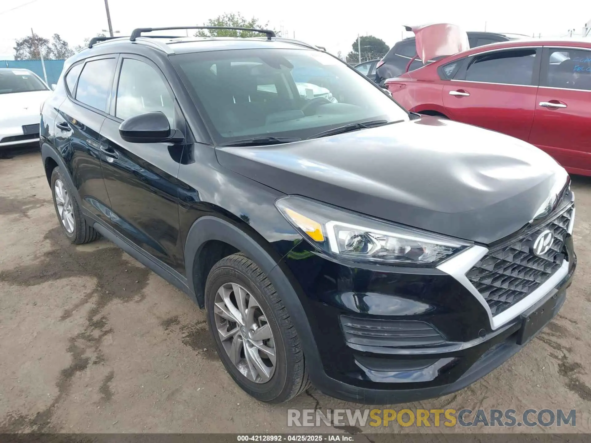1 Photograph of a damaged car KM8J33A42LU141871 HYUNDAI TUCSON 2020