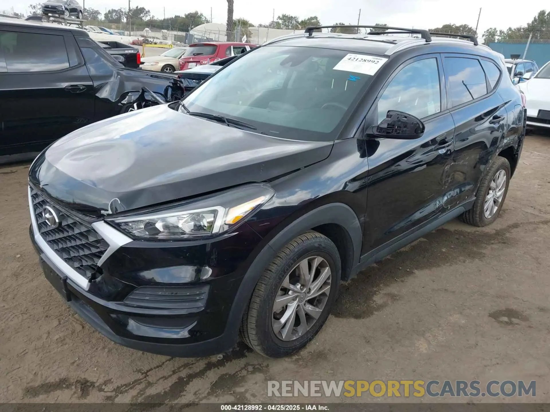 2 Photograph of a damaged car KM8J33A42LU141871 HYUNDAI TUCSON 2020