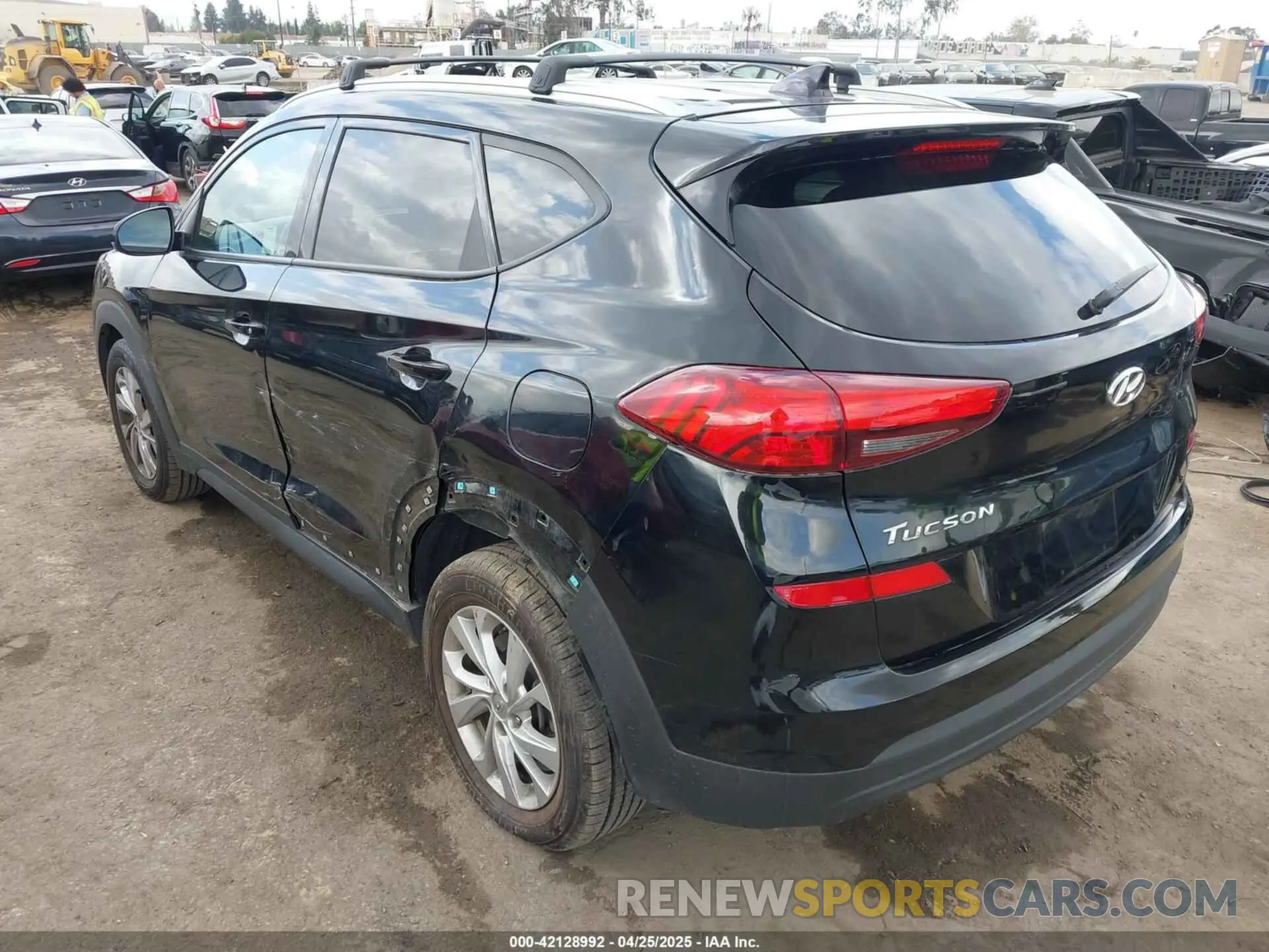 3 Photograph of a damaged car KM8J33A42LU141871 HYUNDAI TUCSON 2020